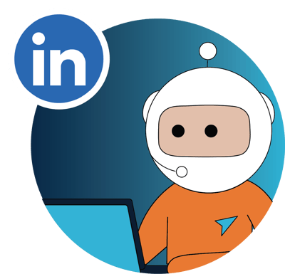 Rocket About LinkedIn Graphic