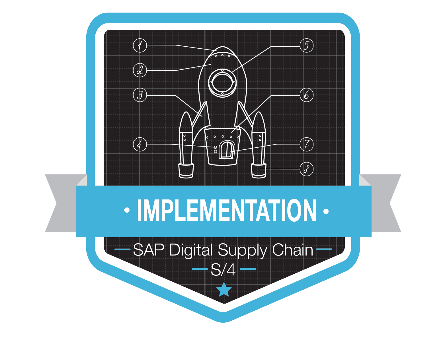 Rocket Implementation and Consulting Badge